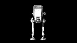 Rendered front view of the AT-ST.