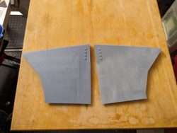 Side armor plates for the cabin core for the 6 inch scale AT-ST project