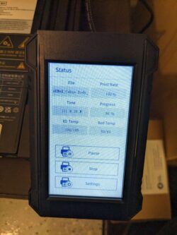 The print for the cabin core took more than 5 days to complete.