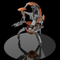 My Droideka 3D model. Built in Rhino 7.