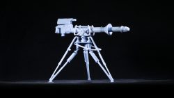 Side view of unpainted E-Web blaster