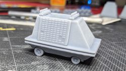 Side view of assembled mouse droid kit