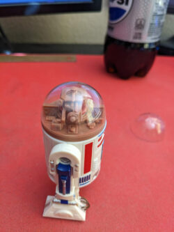 Prototype of the plain dome and head, side view.